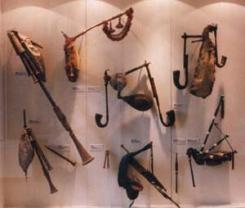  Dudelsäcke im Deutschen Museum, München